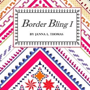 A book cover with borders and other designs.
