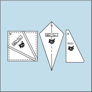 Kite in a Square 5x5 Ruler Set