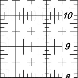 Non-Slip 2.5” x 18.5” RH Ruler