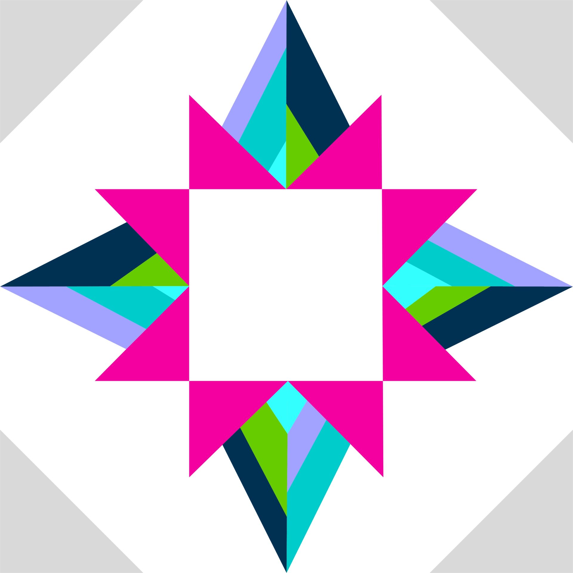 Half-Rectangle Triangle 2:1 Ruler Set Large