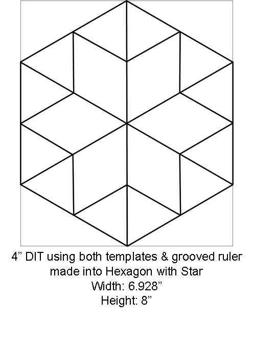 DIT 4” Complete Hex Star Size