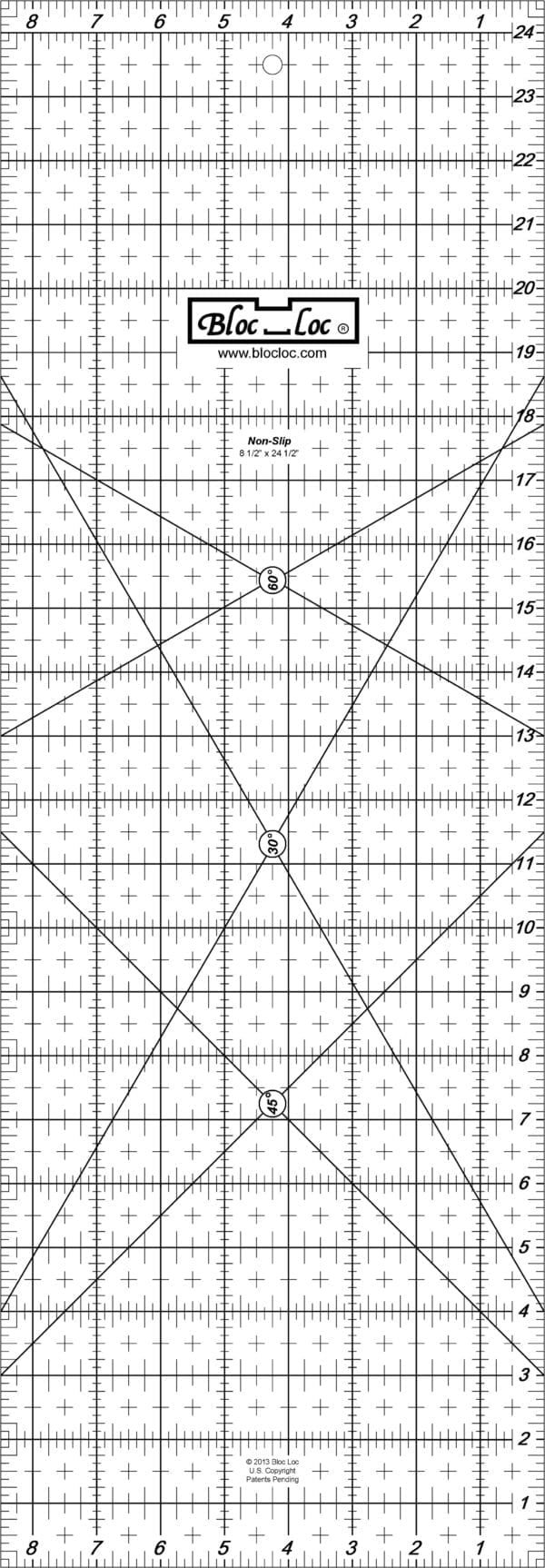 Non-Slip Ruler 8 1/2