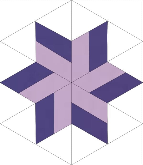 purple quilt pattern icon