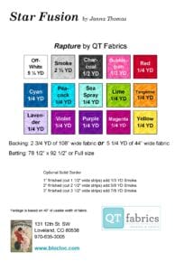 Star Fusion Pattern (Easy Version) - Bloc Loc Rulers