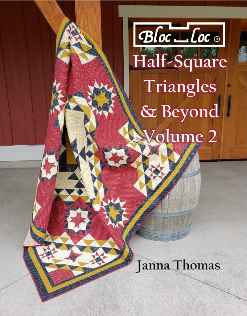 A book cover with a quilt on it.